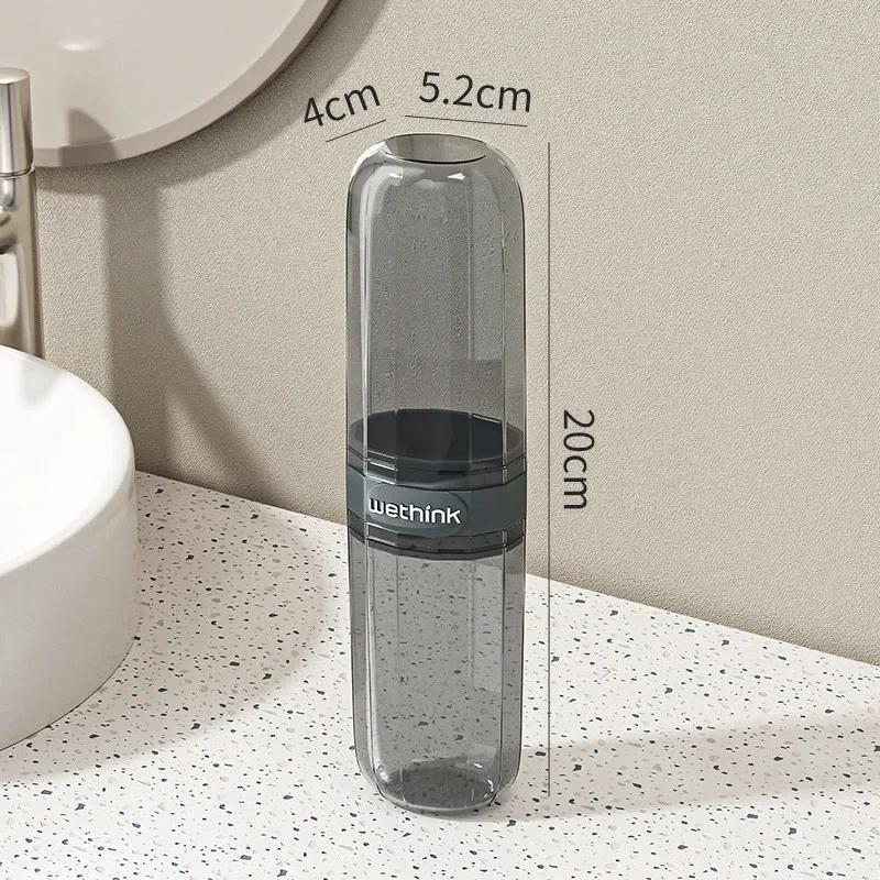 Дорожный туалетный стакан, зубная щетка, зубная паста, стакан для стоматологических принадлежностей, портативный набор для хранения стоматологических банок, дорожный стакан для ополаскивателя полости рта «три в одном»