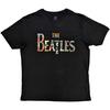 The Beatles Unisex Adult Treatment Logo Cotton T-Shirt