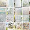 Rainbow Window Film Privacy Stained Glass Non-Adhesive 3D Static Cling Removable Vinyl Decorative Sticker Anti UV for Home