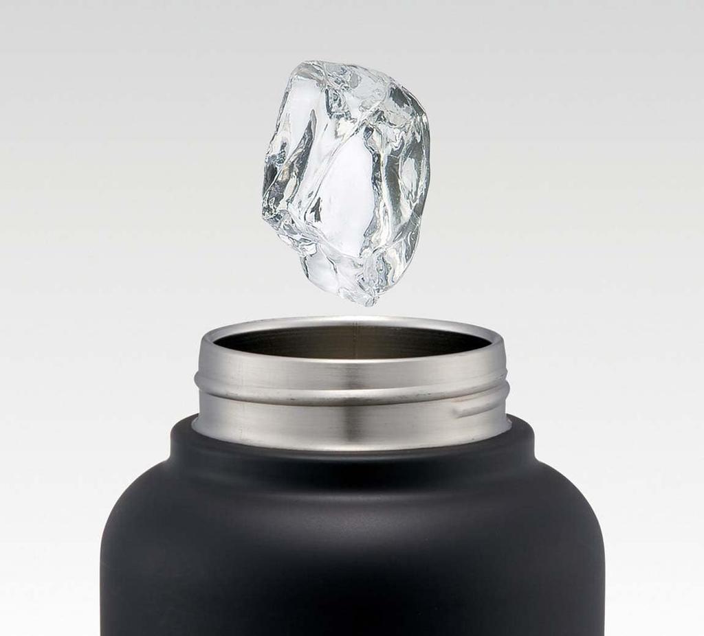 Skater Кружка-бутылка из нержавеющей стали 1500 мл с винтовой ручкой Skater Черная Термо/Холодная STSC15-A