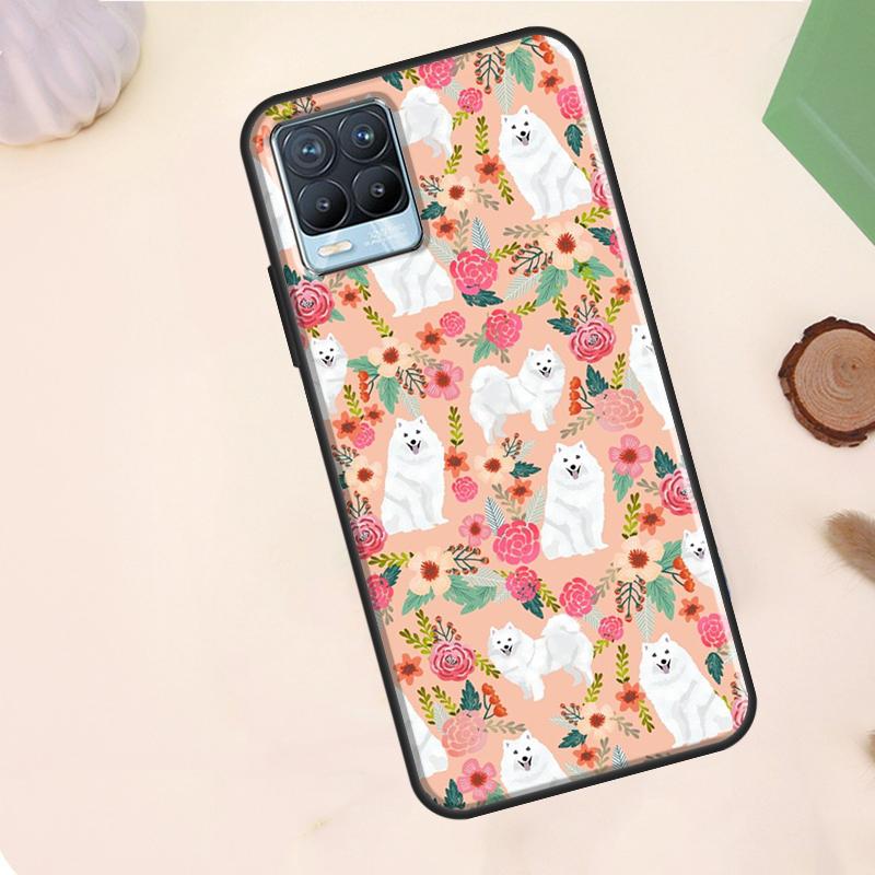 Japanese Spitz Dog Case For Realme C55 C53 C33 C63 C61 C51 C65 C67 C71 C75 11 12 13 14 15 Pro Plus GT6 GT7 Pro