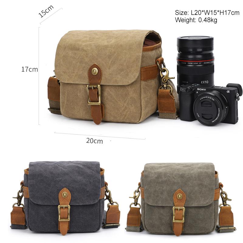 Waterproof 2 Way Camera Sling Bag Waist Pack Small Digital Gear Camera Bags for Photography Outdoor Shooting