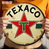 Металлическое Настенное Искусство Винтажный Знак Ретро Заправки Texaco Декор Гаража