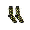 Men Socks Cartoon Lemon Cherry Pineapple Avocado Fruits Colorful Harajuku Male Hip Hop Cotton Socks