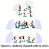 9pcs/set Football Boy Cake Decoration Soccer Field Players Doll Cupcake Topper Happy Birthday Party Decor Sports Kids Boy
