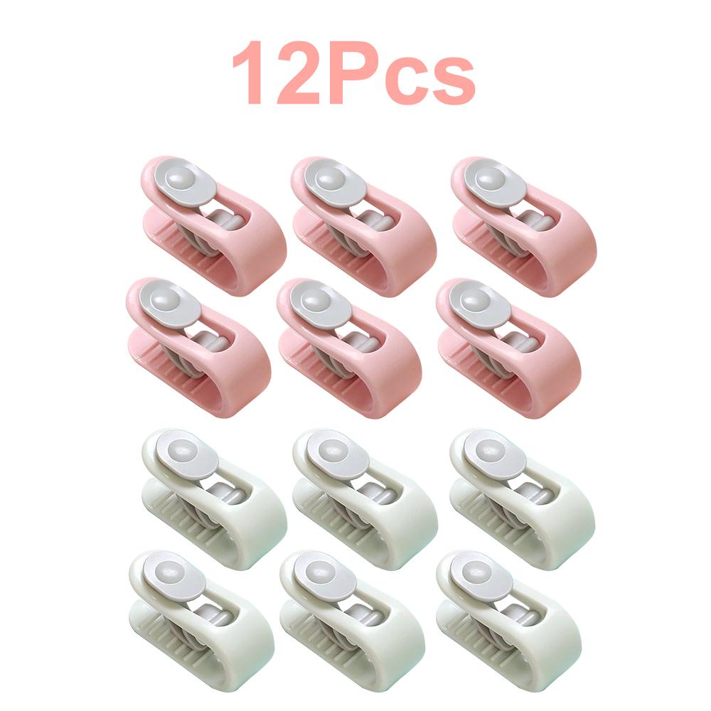 6/12PCS Bedroom Bed Sheet Clips Quilt Holder Non-slip Quilt Blanket Clip Curtain Blankets Quilt Cover Clip Fastener Fixer Device