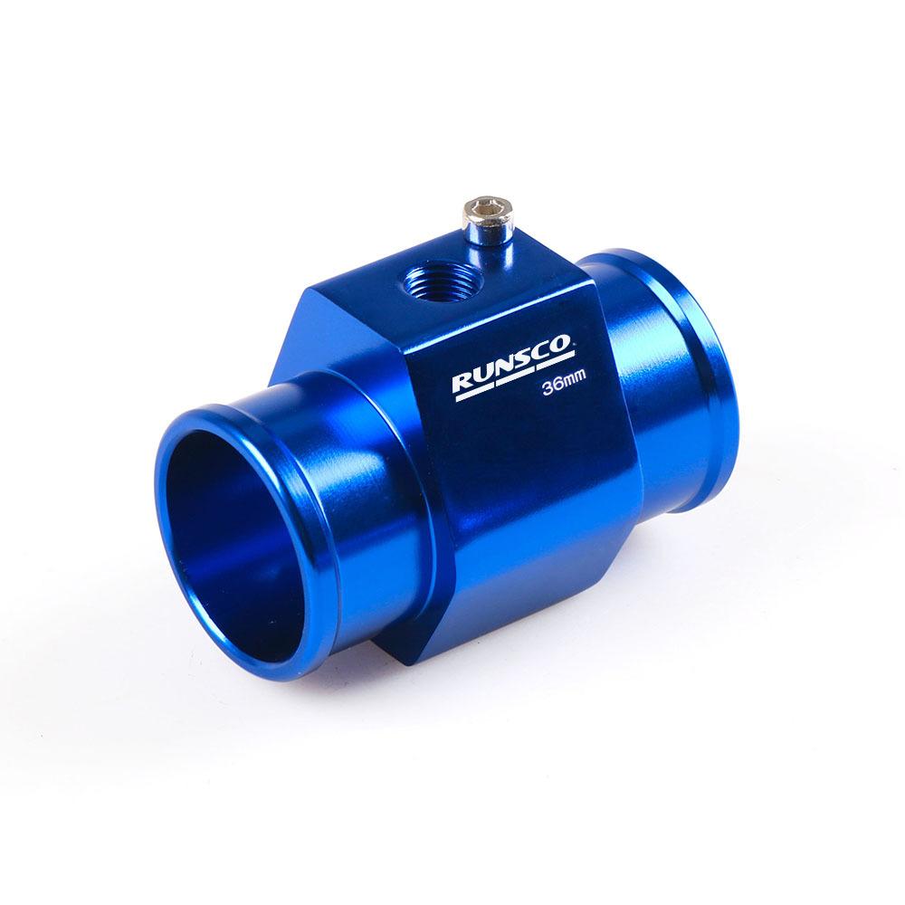 OD 28/30/32/34mm Water Temp Gauge Radiator Temperature Water Temp Joint Pipe Sensor Hose Adapter Universal