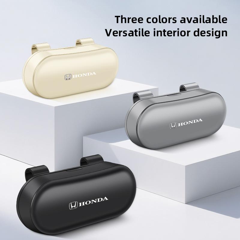 gjdf7 Car Sunglasses Box Interior Accessories For Honda Civic FIT CRV HRV Stepwgn Prelude Insight Odyssey Vezel CRZ 5th City CRX Pilot