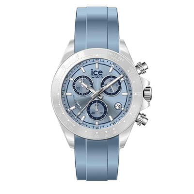 Мужские часы Ice-watch [BEWATCH] Прозрачные Вневременные Синие 41 мм Хронограф 025632