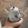 Ручная роспись чайник-бабочка китайский ретро чайный сервиз ручной работы кунг-фу чайник бытовой маленький фильтр-горшок