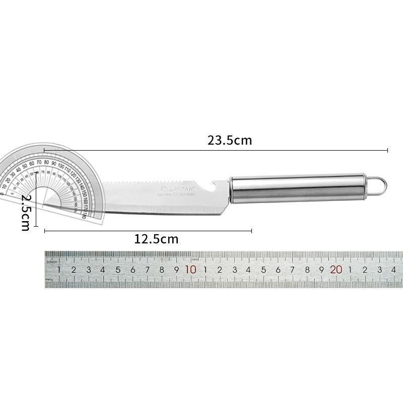 2022 Новый фруктовый нож Многофункциональный нож для чешуи рыбы Многофункциональный фруктовый нож из нержавеющей стали Складной фруктовый нож с пластиковой ручкой для барбекю