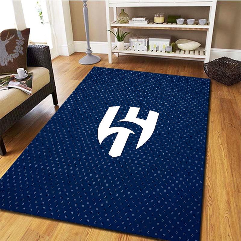 Al-Hilal Saudi FC Carpet Rug for Living Room Bedroom Home Sofa Decoration,Kids play Non-slip Floor Mat
