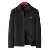 Men's New Double-sided Woolen Jacket Autumn and Winter Short Lapel Tooling Jacket