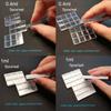 5/20/50pcs White Transparent Empty Half Tiny Pans Watercolor Pans  DIY Watercolor Oil Painting