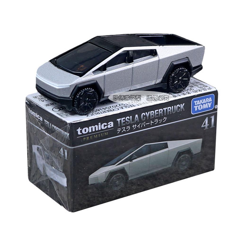 ZQEZ5 TAKARA TOMY Tomica TP41 TESLA CYBERTRUCK PREMIUM Alloy Motor Vehicle Toy Die-casting Metal Model Collection Boy's Birthday Gifts