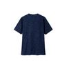 Uniqlo Унисекс футболка с коротким рукавом и принтом-тотемом, коллаборация X Kaws, темно-синяя UQ414334000
