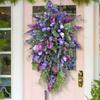 Artificial Spring Wreath Decor Wreath Home Decoration Spring Wreath Flower Wreath Floral Spring Artificial Wreaths