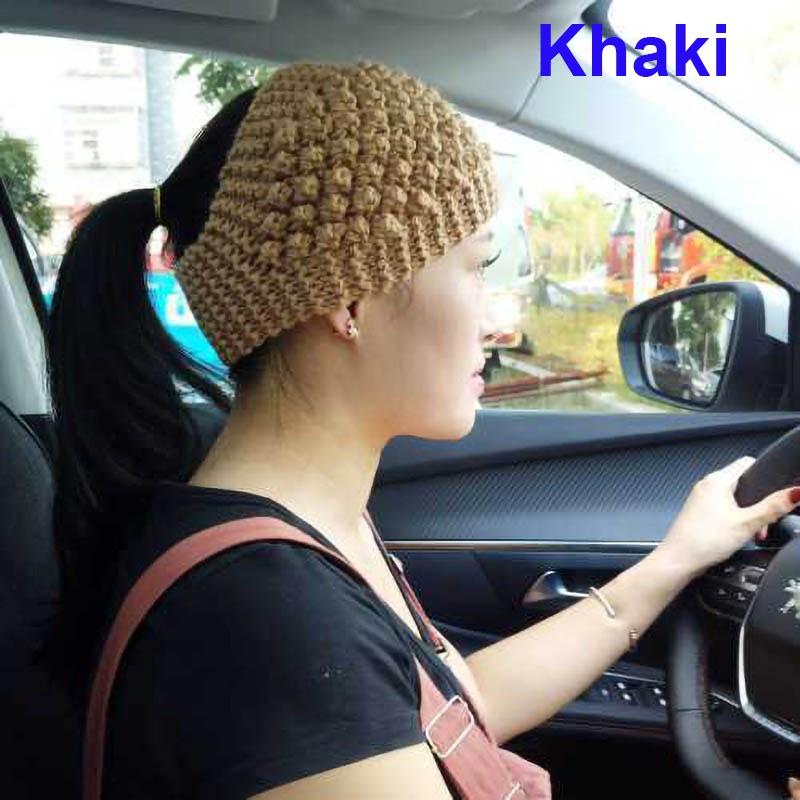 Winter Warmers Hat Headbands Women Warm Knitted Headband Pineapple Crochet Head Wraps Scarf