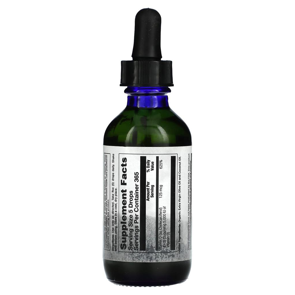 Nature's Life Drops of Sunshine, 125Mcg(5,000Iu), 60Ml(2Fl Oz)