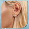 Avle Exquisite S925 Sterling Silver Conch Earrings with Platinum Finish - Versatile Marine Life Jewelry for Women.
