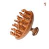 Multi-Functional Wood Therapy Massage Comb Scalp Head Massager Natural Sandalwood Circular Tooth Guasha Scraping Body Massager