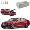 Дефектный литой под давлением автомобиль Cadillac масштаба 1/18, модель из сплава ATS CADILLAC ATS-L, игрушечные машины для мальчиков, подарок, оригинальная коробка