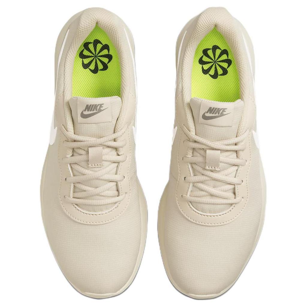 Nike Tanjun Refine Ткань Спортивный Комфорт Амортизация Противоскользящие Износостойкие Низкие Повседневные Кроссовки Женские кроссовки Бежевый DR4495-100