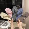 Fashion Casual Flip-flops Women's Summer Wear Non-slip Bathing Pinch Foot Cold Slippers Beach Shoes