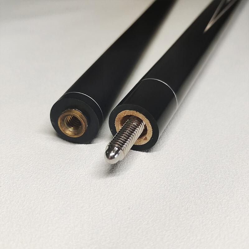 10MM 11.5MM 13MM Carbon Maple Black Tech Бильярдный кий для снукера 8-Ball 9-Ball 1/2 Split Pool Cue Stick с меловыми наконечниками