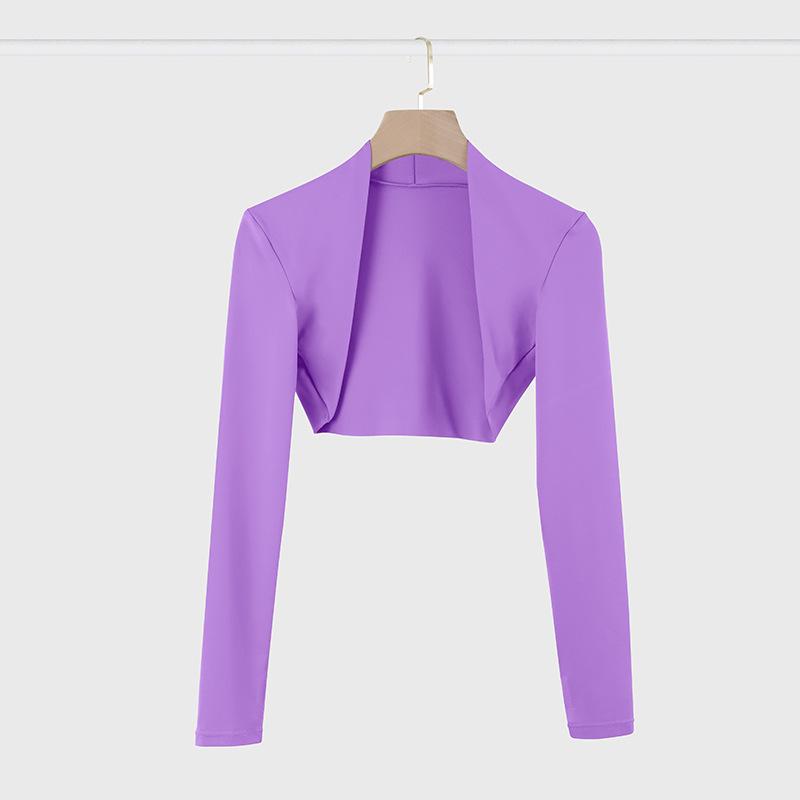 Женский летний кардиган-шаль с длинными рукавами для йоги