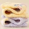 Warm Cotton Socks Winter Floor Socks Sleep Socks Coral Velvet Socks  Women