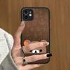 Рилаккума Аниме Милый Мультяшный Для IPhone 11 12 13 14 15 16 Pro Max Plus X XS MAX Ударопрочный Матовый Задний Чехол