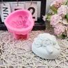 3D Rose Heart Silicone Mold for Candle Soap Making Epoxy Resin Silicone Molds Fondant Silicone Molds for Candy Baking