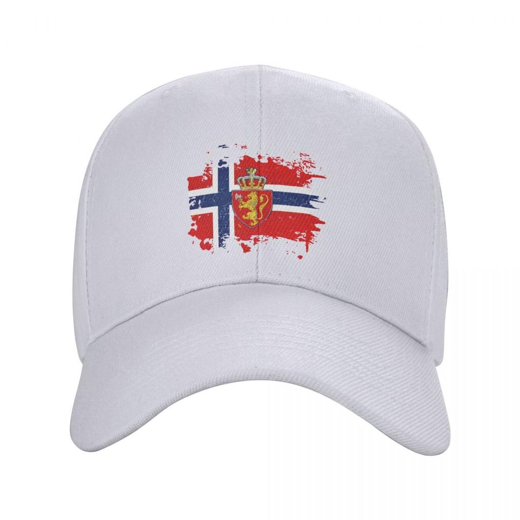 Custom Coat Of Arms Of Norway Baseball Cap Unisex Women Breathable Norwegian Flag Proud Dad Hat Outdoor