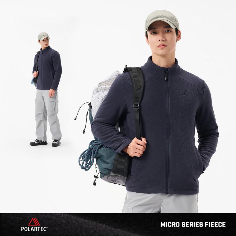 PELLIOT Мужская легкая флисовая куртка с воротником-стойкой