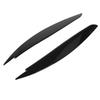 2 Pcs Headlight Eyebrow Front Left Right Light Eyelid Trim Cover for 1 Series E81 E82 E87 E88 2006 to 2013