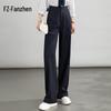Women's High-Waist Wide-Leg Casual Suit Pants