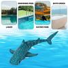 New High-quality Remote Control Shark High Simulation Scale Robot Fish with Light & Spray Water for Lake Bathroom Swimming Pool for Kids