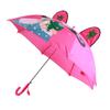 Kid Umbrella Lovely Cartoon Animal Easy Operation Light Weight Girls Umbrella for Raining Clear