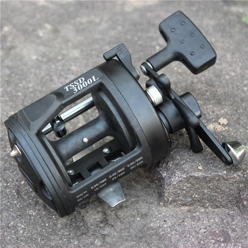 Рыболовные катушки Троллинговая катушка Saltwater TSSD 3000L-4000L Right Hand Black