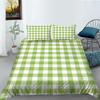 Checkered Striped Bedding Set Washable and Easy To Dry Down Duvet and Pillowcase 2/3 Pieces AU/US/DE Full Size Home Decor