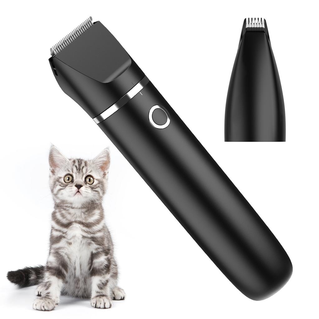 Silent Dog Clippers 2 IN 1 Electric Dog Trimmer Dog Grooming Kit with 2 Clipping Heads Rechargeable Hair Trimmer for Cats P