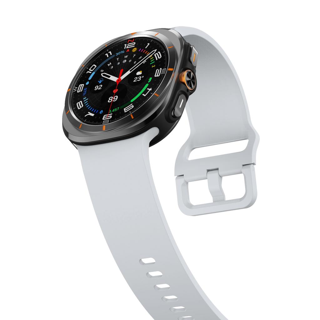 Спортивный мягкий силиконовый ремешок для Samsung Galaxy Watch Ultra 47 мм Браслет Аксессуары для ремешка Samsung Watch Ultra