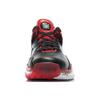 Li Ning WOW 3 Легкие Противоскользящие Средние Баскетбольные Кроссовки Мужские Черный Красный Белый ABAJ013-2