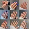 On Nails Manicure Tool Artificial Nail Tips Almond False Nails Wearable French Stiletto Fake Nails