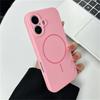 Ultra Thin Silicone For Magsafe Phone Case For iPhone 14 12 13 15 16 Pro Max Plus Solid Matte Wireless Charging Cover