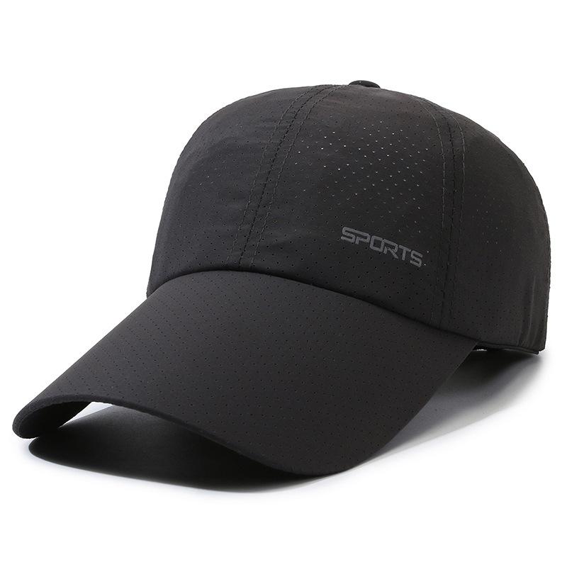 Модная тонкая быстросохнущая кепка от солнца унисекс кепка для бега дышащая кепка козырек бейсболка с удлиненными полями