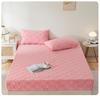 Покрывало коралловый молочный флис шапка на кровать цельный все включено однотонная шапка на кровать флисовая простыня Тафу зимний защитный чехол утолщенный