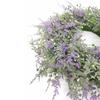 Artificial Lavender Wreath 18inch Large Purple Leaf Wreath for Festival Celebration Front Door Wall Window Party Decor