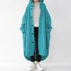Women's Clothing Windbreaker Coats Coats European and American Coats Women's Hooded Mid-Length Coats